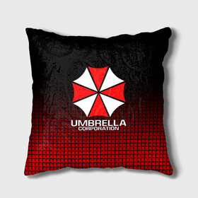 Подушка 3D с принтом UMBRELLA CORP в Рязани, наволочка – 100% полиэстер, наполнитель – холлофайбер (легкий наполнитель, не вызывает аллергию). | состоит из подушки и наволочки. Наволочка на молнии, легко снимается для стирки | ada wong | biohazard | leon | nemesis | project resistance | raccoon city | re | re3 | resident evil | resident evil 3 | rpd | stars | umbrella | ада вонг | амбрелла | немезис | ужасы