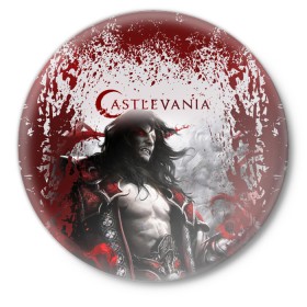 Значок с принтом Castlevania в Рязани,  металл | круглая форма, металлическая застежка в виде булавки | Тематика изображения на принте: castlevania | аниме | кастлваниа | кяссуруваниа | сериал | фэнтази