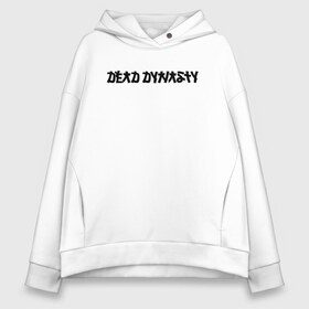 Женское худи Oversize хлопок с принтом Pharaoh Dead Dynasty в Рязани, френч-терри — 70% хлопок, 30% полиэстер. Мягкий теплый начес внутри —100% хлопок | боковые карманы, эластичные манжеты и нижняя кромка, капюшон на магнитной кнопке | dead dynasty | hip hop | pharaoh | rap | голубин | мёртвая династия | реп | репер | рэп | фараон