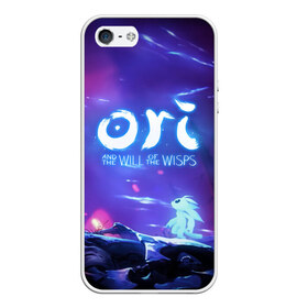 Чехол для iPhone 5/5S матовый с принтом Ori and the Will of the Wisps в Рязани, Силикон | Область печати: задняя сторона чехла, без боковых панелей | ori | ori and the will of the wisps | игра | игры | ори | ори 2 | платформер