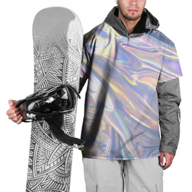 Накидка на куртку 3D с принтом Фольга в Рязани, 100% полиэстер |  | abstraction | абстрактный фон | абстракция | блестящая | блестящий | глянец | глянцевый | калейдоскоп | переливающийся | психоделика | разводы | разводы краски | текстура | фольга