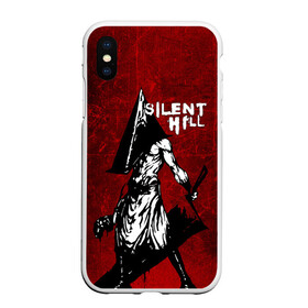 Чехол для iPhone XS Max матовый с принтом SILENT HILL в Рязани, Силикон | Область печати: задняя сторона чехла, без боковых панелей | horror | pyramidhead | silent hill | silent hill 2 | silent hill 3 | survival horror | знаки | орден | пирамидоголовый | сайлент хилл | сайрэнто хиру | символы | ужасы | хоррор