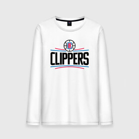 Мужской лонгслив хлопок с принтом Los Angeles Clippers (1) в Рязани, 100% хлопок |  | ball | basketball | clippers | sport | streetball | баскетбол | клипперс | мяч | нба | спорт | стритбол