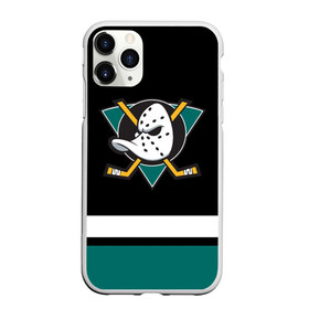 Чехол для iPhone 11 Pro матовый с принтом Анахайм Дакс в Рязани, Силикон |  | anaheim | anaheim ducks | ducks | hockey | nhl | usa | дакс | нхл | спорт | сша | хоккей | шайба