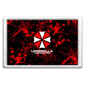 Магнит 45*70 с принтом Umbrella Corporation. в Рязани, Пластик | Размер: 78*52 мм; Размер печати: 70*45 | resident evil | umbrella corporation | амбрелла | амбрелла корпорейшн | вирус | вымышленная военная и фармацевтическая корпорация | игра | умбрелла