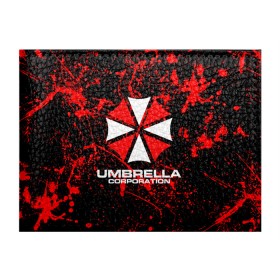 Обложка для студенческого билета с принтом Umbrella Corporation. в Рязани, натуральная кожа | Размер: 11*8 см; Печать на всей внешней стороне | Тематика изображения на принте: resident evil | umbrella corporation | амбрелла | амбрелла корпорейшн | вирус | вымышленная военная и фармацевтическая корпорация | игра | умбрелла