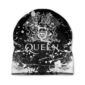 Шапка 3D с принтом QUEEN. в Рязани, 100% полиэстер | универсальный размер, печать по всей поверхности изделия | queen | британская рок группа | квин | куин | кьюин | мистер робот | музыка | рами малек | рок | рок музыка | фредди меркьюри