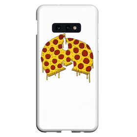 Чехол для Samsung S10E с принтом Pizza Clan в Рязани, Силикон | Область печати: задняя сторона чехла, без боковых панелей | ghostface | method man | pizza | rap | rza | wu tang | ву танг | еда | метод мен | пицца | рэп