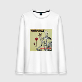 Мужской лонгслив хлопок с принтом NIRVANA в Рязани, 100% хлопок |  | in utero | nevermind | nirvana | nirvana in utero | nirvana logo | smile | курт кобейн | нирвана | нирвана in utero | нирвана лого