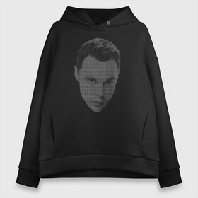 Женское худи Oversize хлопок с принтом Sheldon Cooper в Рязани, френч-терри — 70% хлопок, 30% полиэстер. Мягкий теплый начес внутри —100% хлопок | боковые карманы, эластичные манжеты и нижняя кромка, капюшон на магнитной кнопке | big bang theory | howard wolowitz | leonard hofstadter | penny | raj | sheldon cooper | stuart bloom | vdgerir | воловитц | леонард хофстедер | пэнни | радж | раджешь кутрапалли | тбв | теория большого взрыва | чак лорри | шелдон | шэл