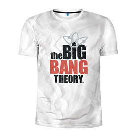 Мужская футболка 3D спортивная с принтом Big Bang Theory logo в Рязани, 100% полиэстер с улучшенными характеристиками | приталенный силуэт, круглая горловина, широкие плечи, сужается к линии бедра | big bang theory | howard wolowitz | leonard hofstadter | penny | raj | sheldon cooper | stuart bloom | vdgerir | воловитц | леонард хофстедер | пэнни | радж | раджешь кутрапалли | тбв | теория большого взрыва | чак лорри | шелдон | шэл