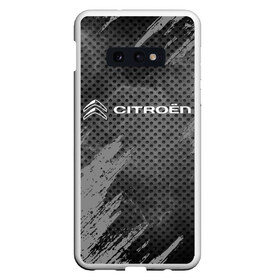 Чехол для Samsung S10E с принтом CITROЁN в Рязани, Силикон | Область печати: задняя сторона чехла, без боковых панелей | Тематика изображения на принте: abstract | auto | brand | car | citroёn | geometry | sport | texture | абстракция | авто | автомобильные | бренд | геометрия | марка | машина | спорт | текстура | цитроен