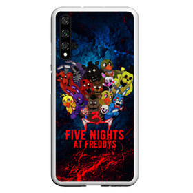 Чехол для Honor 20 с принтом Five Nights At Freddys в Рязани, Силикон | Область печати: задняя сторона чехла, без боковых панелей | Тематика изображения на принте: 5 ночей с фредди | five nights at freddys | fnaf | horror | nightmare | страшилки | ужасы | фнаф | фредди фазбер | хоррор