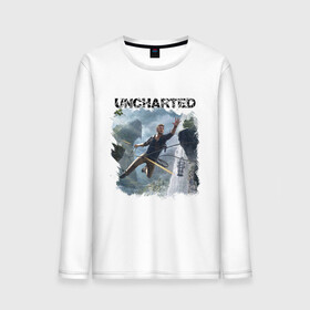 Мужской лонгслив хлопок с принтом UNCHARTED в Рязани, 100% хлопок |  | Тематика изображения на принте: play | uncharted | uncharted 4 | дрейк | игры | не отмеченный на карте | неведомый | неизведанный | неизвестный | нейт | нейтан