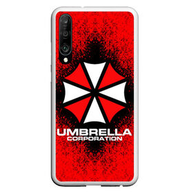 Чехол для Honor P30 с принтом Umbrella Corporation в Рязани, Силикон | Область печати: задняя сторона чехла, без боковых панелей | game | resident evil 3 | umbrella corporation | амбрелла | амбрелла корпорейшн | военная и фармацевтическая корпорация | игра | игры | умбрелла