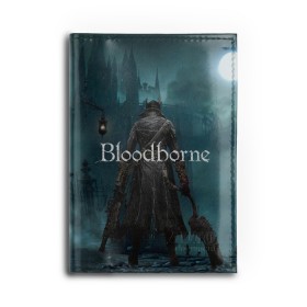 Обложка для автодокументов с принтом Bloodborne. в Рязани, натуральная кожа |  размер 19,9*13 см; внутри 4 больших “конверта” для документов и один маленький отдел — туда идеально встанут права | Тематика изображения на принте: bloodborne | bloodborne 2 | esport | game | playstation | бладборн | игра | киберспорт | киберспортсмен | порождение крови