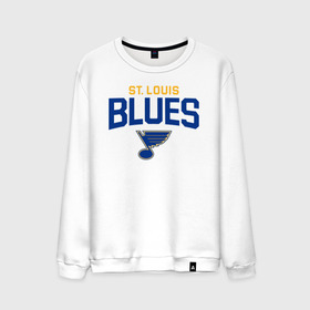 Мужской свитшот хлопок с принтом Blues в Рязани, 100% хлопок |  | blues | canada | cup | hockey | khl | maple | new york | nhl | ny | nyr | rangers | st.louis | stanley | stanley cup | toronto | usa | канада | кубок | листья | нхл | стенли | тарасенко | торонто | хоккей | шайба