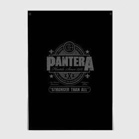 Постер с принтом PanterA 100% METAL в Рязани, 100% бумага
 | бумага, плотность 150 мг. Матовая, но за счет высокого коэффициента гладкости имеет небольшой блеск и дает на свету блики, но в отличии от глянцевой бумаги не покрыта лаком | группа | метал | металика | металл | пантера | рок | тяжелый | хэви