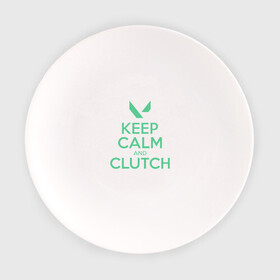 Тарелка с принтом KEEP CALM CLUTCH в Рязани, фарфор | диаметр - 210 мм
диаметр для нанесения принта - 120 мм | Тематика изображения на принте: breach | cs go | cypher | jett | league of legends | legends of runeterra | lol | omen | overwatch | phoenix | riot | riot games | sage | sona | sova | valorant | viper | валорант | кс го | лига легенд | лол