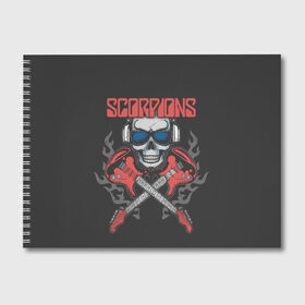 Альбом для рисования с принтом Scorpions в Рязани, 100% бумага
 | матовая бумага, плотность 200 мг. | Тематика изображения на принте: klaus meine | live in munich | return to forever | rock music | scorpions | you like | клаус майне | маттиас ябс | рудольф шенкер | скорпионз