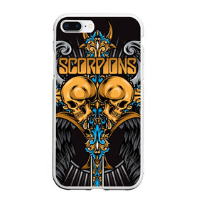 Чехол для iPhone 7Plus/8 Plus матовый с принтом Scorpions в Рязани, Силикон | Область печати: задняя сторона чехла, без боковых панелей | klaus meine | live in munich | return to forever | rock music | scorpions | you like | клаус майне | маттиас ябс | рудольф шенкер | скорпионз