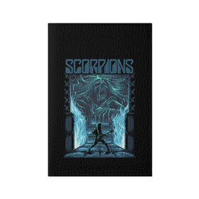 Обложка для паспорта матовая кожа с принтом Scorpions в Рязани, натуральная матовая кожа | размер 19,3 х 13,7 см; прозрачные пластиковые крепления | Тематика изображения на принте: klaus meine | live in munich | return to forever | rock music | scorpions | you like | клаус майне | маттиас ябс | рудольф шенкер | скорпионз