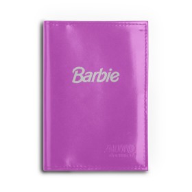 Обложка для автодокументов с принтом Barbie в Рязани, натуральная кожа |  размер 19,9*13 см; внутри 4 больших “конверта” для документов и один маленький отдел — туда идеально встанут права | barbie | барби | кукла | кукла барби