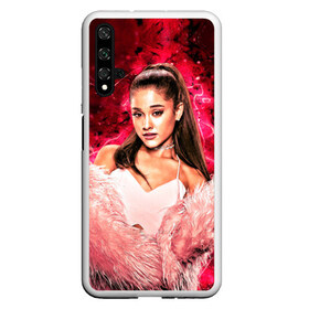 Чехол для Honor 20 с принтом Ariana в Рязани, Силикон | Область печати: задняя сторона чехла, без боковых панелей | Тематика изображения на принте: ariana grande | music | singer | альбом | ариана гранде | арт | девушки | звезда | знаменитость | любимые | музыка | певцы | персонаж | портрет | сша