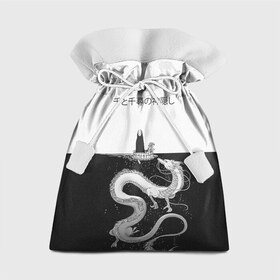 Подарочный 3D мешок с принтом Унесённые призраками в Рязани, 100% полиэстер | Размер: 29*39 см | Тематика изображения на принте: studio ghibli | аниме | унесённые призраками | хаяо миядзаки