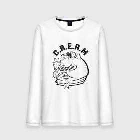 Мужской лонгслив хлопок с принтом Wu-Tang Cat в Рязани, 100% хлопок |  | animal | cat | cream | cute | hip hop | kitty | meow | rap | wu tang | wu tang clan | друг | животные | киска | китти | кот | котенок | котик | кошечка | кошка | лев | леопард | милый | мур | мяу | пантера | питомец | рысь | рэп | тигр | улыбка