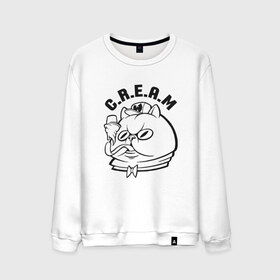 Мужской свитшот хлопок с принтом Wu-Tang Cat в Рязани, 100% хлопок |  | animal | cat | cream | cute | hip hop | kitty | meow | rap | wu tang | wu tang clan | друг | животные | киска | китти | кот | котенок | котик | кошечка | кошка | лев | леопард | милый | мур | мяу | пантера | питомец | рысь | рэп | тигр | улыбка