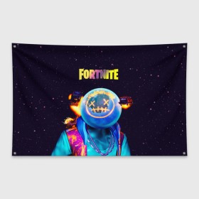 Флаг-баннер с принтом Astro Jack Fortnite в Рязани, 100% полиэстер | размер 67 х 109 см, плотность ткани — 95 г/м2; по краям флага есть четыре люверса для крепления | astro jack | astronaut | astronomical | astronomy | fortnite | fortnite chapter 2 | астро джек | астронавт | астрономикал | астрономия | ивент | концерт фортнайт | скин | фортнайт