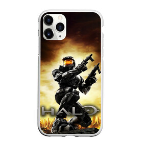 Чехол для iPhone 11 Pro Max матовый с принтом Halo Infinite в Рязани, Силикон |  | Тематика изображения на принте: alien | chief | halo | infinite | john 117 | master | shooter | space | spartan | джон 117 | инопланетянин | космос | мастер | ореол | спартанец | спартанец 117 | чиф | шутер