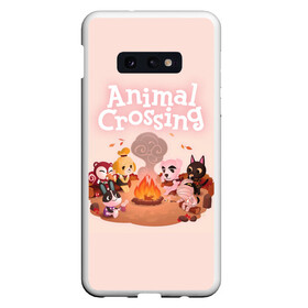 Чехол для Samsung S10E с принтом Animal Crossing в Рязани, Силикон | Область печати: задняя сторона чехла, без боковых панелей | Тематика изображения на принте: animal crossing | isabelle | tom nook | энимал кроссинг