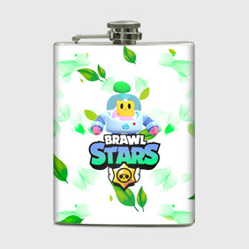 Фляга с принтом Sprout Brawl Stars в Рязани, металлический корпус | емкость 0,22 л, размер 125 х 94 мм. Виниловая наклейка запечатывается полностью | Тематика изображения на принте: brawl | brawl stars | sprout | бравл | бравл старс | росток | спраут | спраут brawl stars | спроут