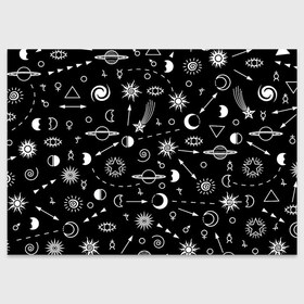Поздравительная открытка с принтом Космос в Рязани, 100% бумага | плотность бумаги 280 г/м2, матовая, на обратной стороне линовка и место для марки
 | alien | galaxy | moon | nasa | pattern | space | star | sun | ufo | астрономия | звезды | космонавтика | космос | луна | наса | нло | паттерн | пришельцы