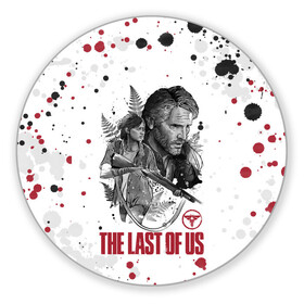 Коврик для мышки круглый с принтом The Last of Us в Рязани, резина и полиэстер | круглая форма, изображение наносится на всю лицевую часть | ashley | baker | cicada | ellie | joel | johnson | last | miller | of | the | troy | us | бейкер | вилльямс | джонсон | джоэл | из | миллер | нас | одни | последние | трой | цикада | элли | эшли