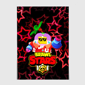 Постер с принтом TROPICAL SPROUT BRAWL STARS в Рязани, 100% бумага
 | бумага, плотность 150 мг. Матовая, но за счет высокого коэффициента гладкости имеет небольшой блеск и дает на свету блики, но в отличии от глянцевой бумаги не покрыта лаком | brawl | brawlers | crow | gale | leon | max | rogue | sally | spike | sprout | stars | tropic | wolf | бравл | булл | волк | ворон | леон | макс | мортис | салли | спраут | старз | старс