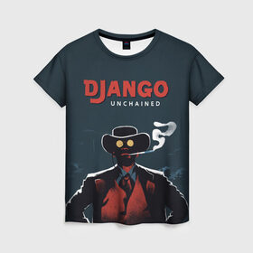Женская футболка 3D с принтом Django в Рязани, 100% полиэфир ( синтетическое хлопкоподобное полотно) | прямой крой, круглый вырез горловины, длина до линии бедер | django | tarantino | джанго | джанго освобожденный | тарантино