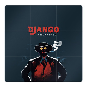 Магнитный плакат 3Х3 с принтом Django в Рязани, Полимерный материал с магнитным слоем | 9 деталей размером 9*9 см | django | tarantino | джанго | джанго освобожденный | тарантино