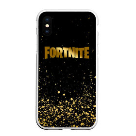 Чехол для iPhone XS Max матовый с принтом FORTNITE GOLDEN в Рязани, Силикон | Область печати: задняя сторона чехла, без боковых панелей | deadmau5 | fortnite | fortnite 2 | fortnite x маршмелло | ikonik | marshmello | ninja | ninja streamer | raven | travis scott | ворон | иконик | ниндзя | пили | рейвен | трэвис скотт | фортнайт