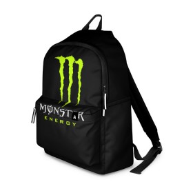 Рюкзак 3D с принтом MONSTER ENERGY в Рязани, 100% полиэстер | лямки с регулируемой длиной, сверху петелька, чтобы рюкзак можно было повесить на вешалку. Основное отделение закрывается на молнию, как и внешний карман. Внутри два дополнительных кармана, один из которых закрывается на молнию. По бокам два дополнительных кармашка | black monster | bmx | claw | cybersport | energy | monster | monster energy | moto | motocross | race | sport | киберспорт | когти | монстер энерджи | монстр | мото | мотокросс | ралли | скейтбординг | спорт | т | энергия