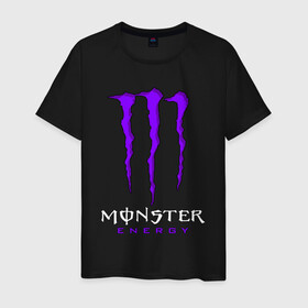 Мужская футболка хлопок с принтом MONSTER ENERGY в Рязани, 100% хлопок | прямой крой, круглый вырез горловины, длина до линии бедер, слегка спущенное плечо. | black monster | bmx | claw | cybersport | energy | monster | monster energy | moto | motocross | race | sport | киберспорт | когти | монстер энерджи | монстр | мото | мотокросс | ралли | скейтбординг | спорт | т | энергия