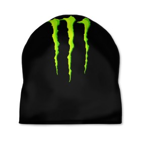 Шапка 3D с принтом MONSTER ENERGY в Рязани, 100% полиэстер | универсальный размер, печать по всей поверхности изделия | black monster | bmx | claw | cybersport | energy | monster | monster energy | moto | motocross | race | sport | киберспорт | когти | монстер энерджи | монстр | мото | мотокросс | ралли | скейтбординг | спорт | т | энергия