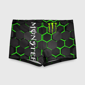 Детские купальные плавки 3D с принтом MONSTER ENERGY в Рязани, Полиэстер 85%, Спандекс 15% | Слитный крой, подклад по переду изделия, узкие бретели | Тематика изображения на принте: black monster | bmx | claw | cybersport | energy | monster | monster energy | moto | motocross | race | sport | киберспорт | когти | монстер энерджи | монстр | мото | мотокросс | ралли | скейтбординг | спорт | т | энергия