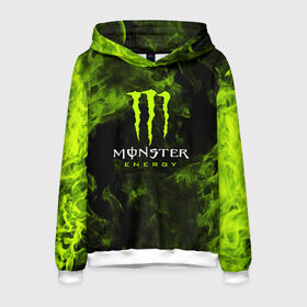 Мужская толстовка 3D с принтом MONSTER ENERGY в Рязани, 100% полиэстер | двухслойный капюшон со шнурком для регулировки, мягкие манжеты на рукавах и по низу толстовки, спереди карман-кенгуру с мягким внутренним слоем. | black monster | bmx | claw | cybersport | energy | monster | monster energy | moto | motocross | race | sport | киберспорт | когти | монстер энерджи | монстр | мото | мотокросс | ралли | скейтбординг | спорт | т | энергия