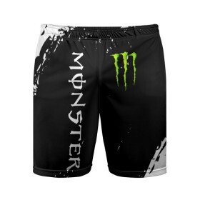 Мужские шорты спортивные с принтом MONSTER ENERGY в Рязани,  |  | black monster | bmx | claw | cybersport | energy | monster | monster energy | moto | motocross | race | sport | киберспорт | когти | монстер энерджи | монстр | мото | мотокросс | ралли | скейтбординг | спорт | т | энергия