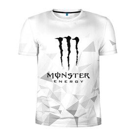 Мужская футболка 3D спортивная с принтом MONSTER ENERGY в Рязани, 100% полиэстер с улучшенными характеристиками | приталенный силуэт, круглая горловина, широкие плечи, сужается к линии бедра | Тематика изображения на принте: black monster | bmx | claw | cybersport | energy | monster | monster energy | moto | motocross | race | sport | киберспорт | когти | монстер энерджи | монстр | мото | мотокросс | ралли | скейтбординг | спорт | т | энергия