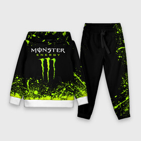 Детский костюм 3D (с толстовкой) с принтом MONSTER ENERGY в Рязани,  |  | black monster | bmx | claw | cybersport | energy | monster | monster energy | moto | motocross | race | sport | киберспорт | когти | монстер энерджи | монстр | мото | мотокросс | ралли | скейтбординг | спорт | т | энергия