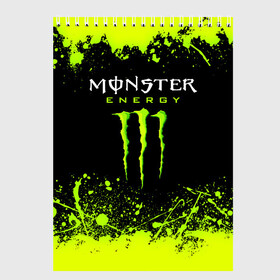 Скетчбук с принтом MONSTER ENERGY в Рязани, 100% бумага
 | 48 листов, плотность листов — 100 г/м2, плотность картонной обложки — 250 г/м2. Листы скреплены сверху удобной пружинной спиралью | black monster | bmx | claw | cybersport | energy | monster | monster energy | moto | motocross | race | sport | киберспорт | когти | монстер энерджи | монстр | мото | мотокросс | ралли | скейтбординг | спорт | т | энергия